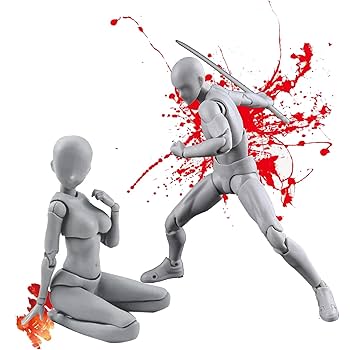 Amazon.co.jp: Gnallang デッサン人形 （男性女性モデル） 関節